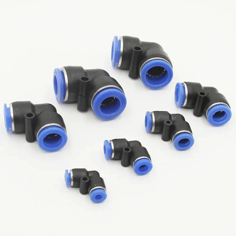 Pneumatic Fitting Tube Connector Fittings Air Quick Water Pipe Push In Hose Quick Couping 4 6 8 10 12mm PV Push in connector