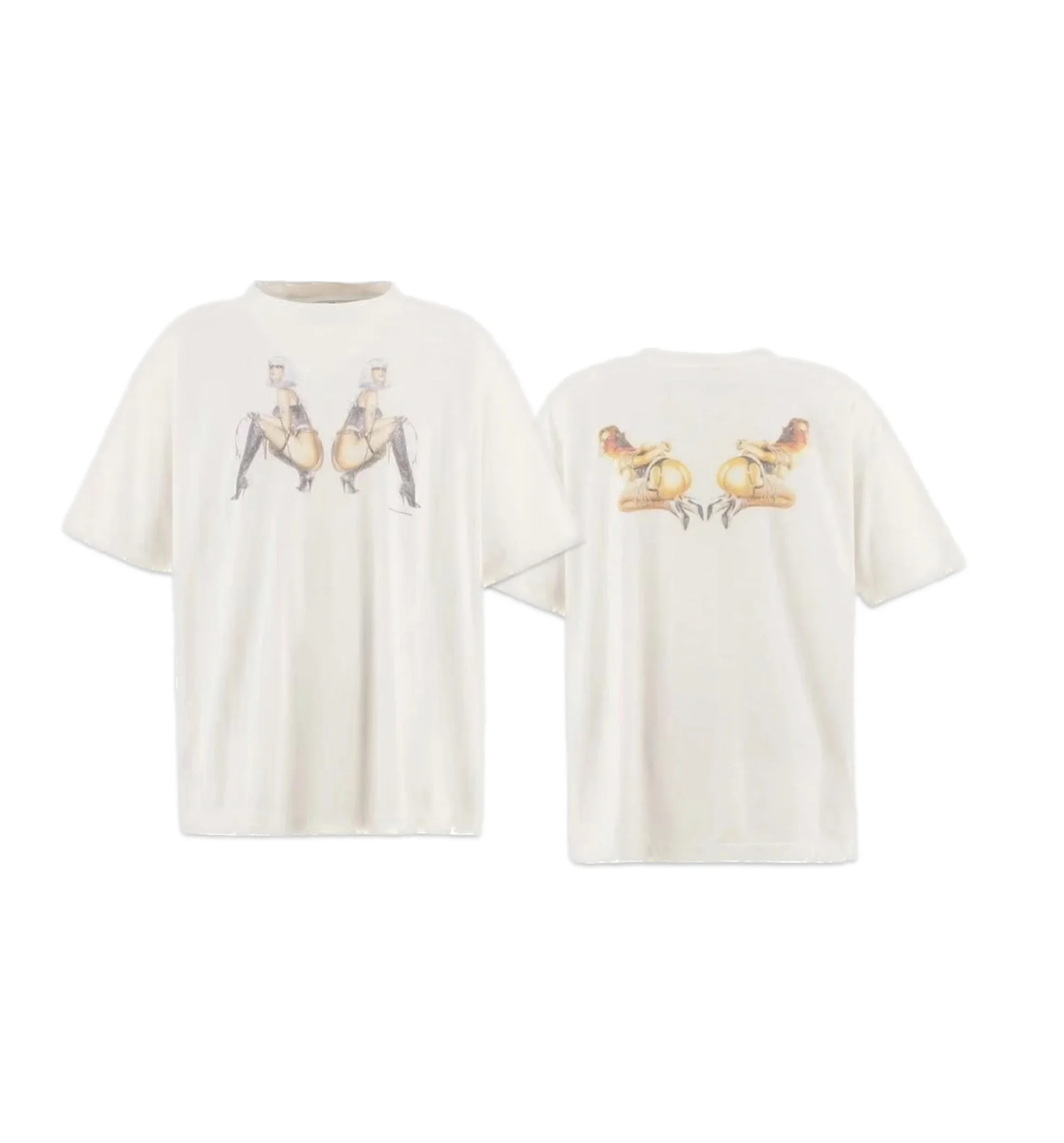 

SAINT OF MICHAEL ЯПОНСКИЙ стиль винтажная ретро уличная повседневная свободная хлопковая футболка с принтом робота мягкая футболка для мужчин