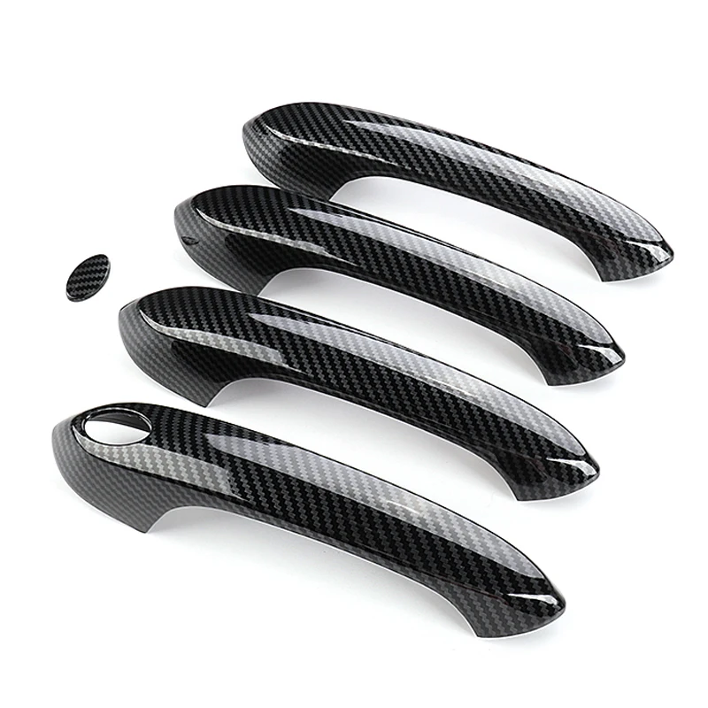 LHD Carbon Fiber Exterior Door Handle Cover Trims For BMW G01 G02 G05 G06 G07 F90 G20 G21 G30 G31 G32 G14 G15 G16 Accessories