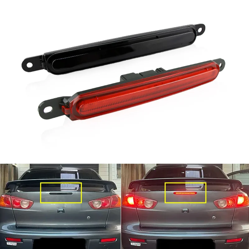 

1 шт. для Mitsubishi Lancer EVO 2008-2016 8334A08 высокие стоп-сигналы черный/красный/прозрачный противоударный корпус задние третий стоп-сигналы