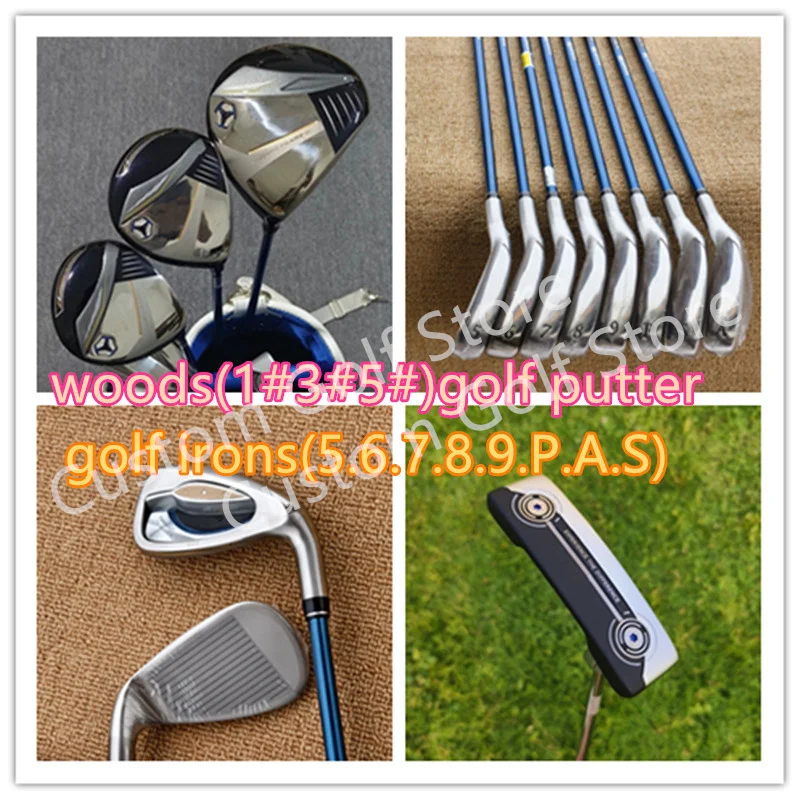 

Men's Golf Clubs 1300 Golf Clubs Set Driver + Iron + Putter (12 pcs) Head cover without bag