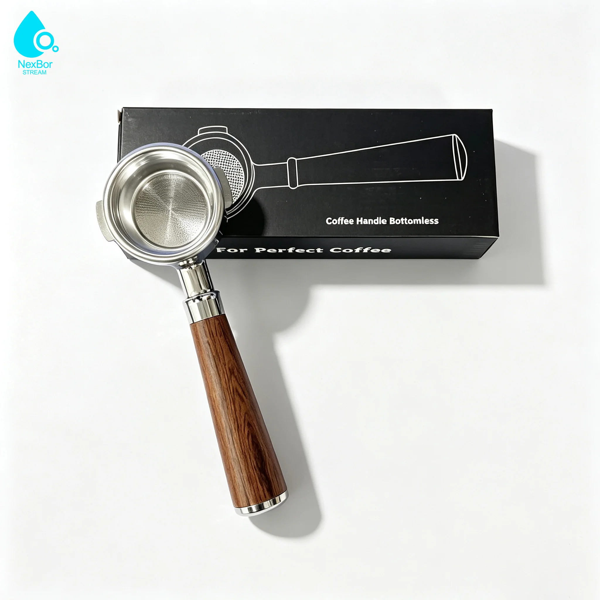 58mm Bottomless Portafilter 2 Ears - Fits Breville Oracle, Oracle Touch, Dual Boiler BES980XL BES990BSS BES920XL-Not for E61