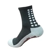 1 Pairs Anti Slip Soccer Socks Middle Barrel Adults Youths Kids with Football Leg Guards Non Slip Sports Socks Protector Gear