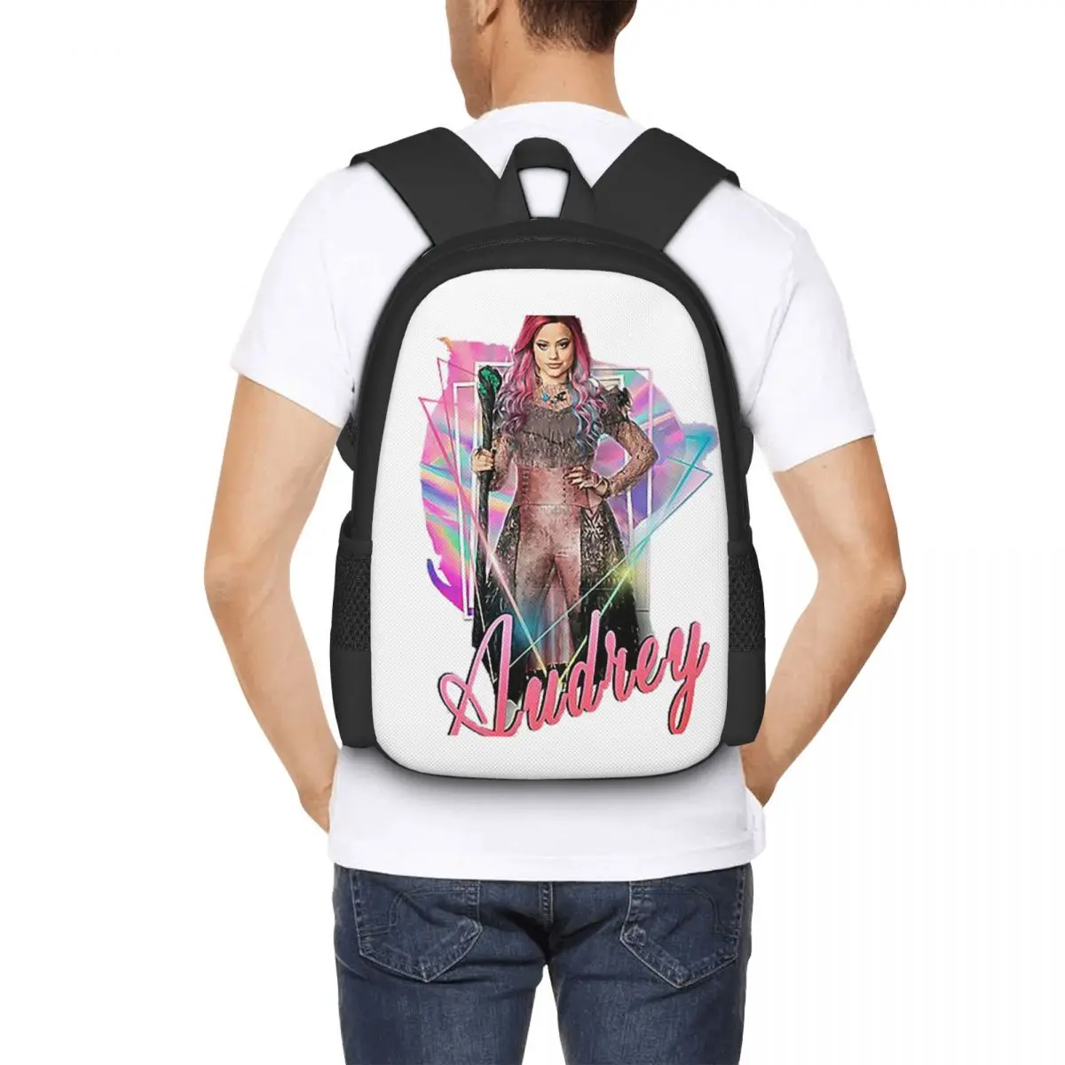 Audrey The Queen Of Mean - Descendants 3 Backpack Hot Sale Daypack Large Capacity BookBag School Bag Shoulder Bags for Men Women