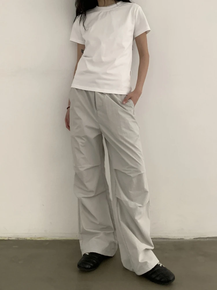 

Inknotts Американские Ретро Простые Тихосовые Прямые Повседневные Длинные Брюки Десантник ex Функциональные Спортивные Молодежные Активные S...