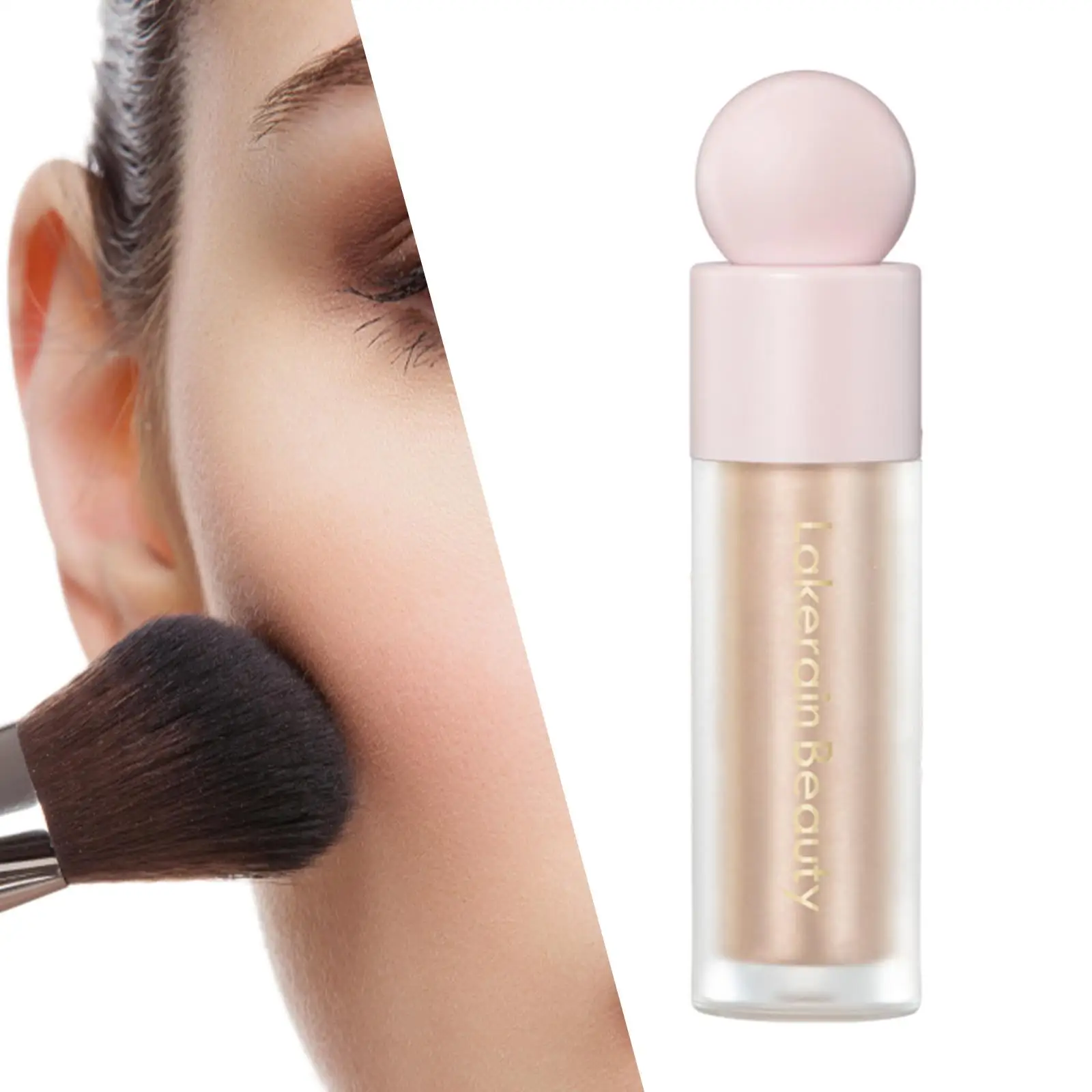 Marcador líquido portátil 7.5ml shimmer glitter maquiagem vara paleta para rosto e corpo destaque presente cosmético