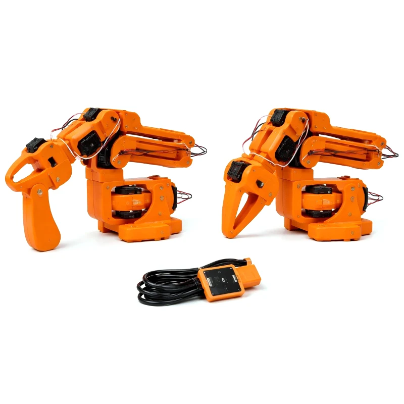 

Assembled SO-ARM101 Robotic Arm Low-Cost AI Robot Arm SO-101 Master Arms Slave Arms 2MP Cameras for LeRobot Hugging Face Project