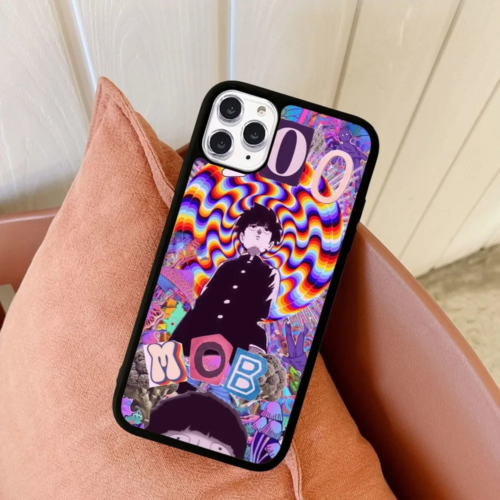 Mob Psycho 100 Shigeo Kageyama Phone Case Silicone PC+TPU For Samsung S10 20 30 22 23 24 Plus Lite Ultra Cover