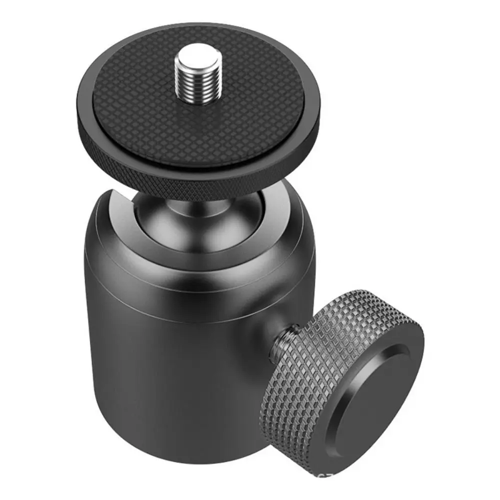 

360 Degree Ball Head Rotating Mount Base Black Universal Photographic Lamp Holder Mini Tripod Mount Backdrop Clamp