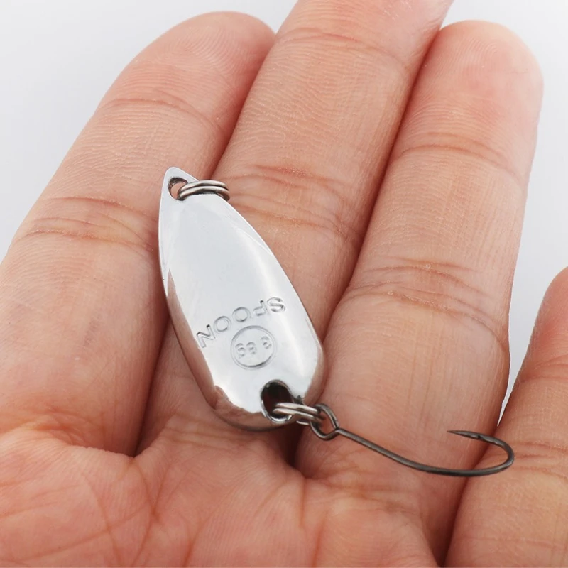 

10pcs Trout/Bass Lure Spoonbait Spinners Spoon Bobbin Artificial/Hard Bait Sequins For Carp Fishing Tackle/Wobblers