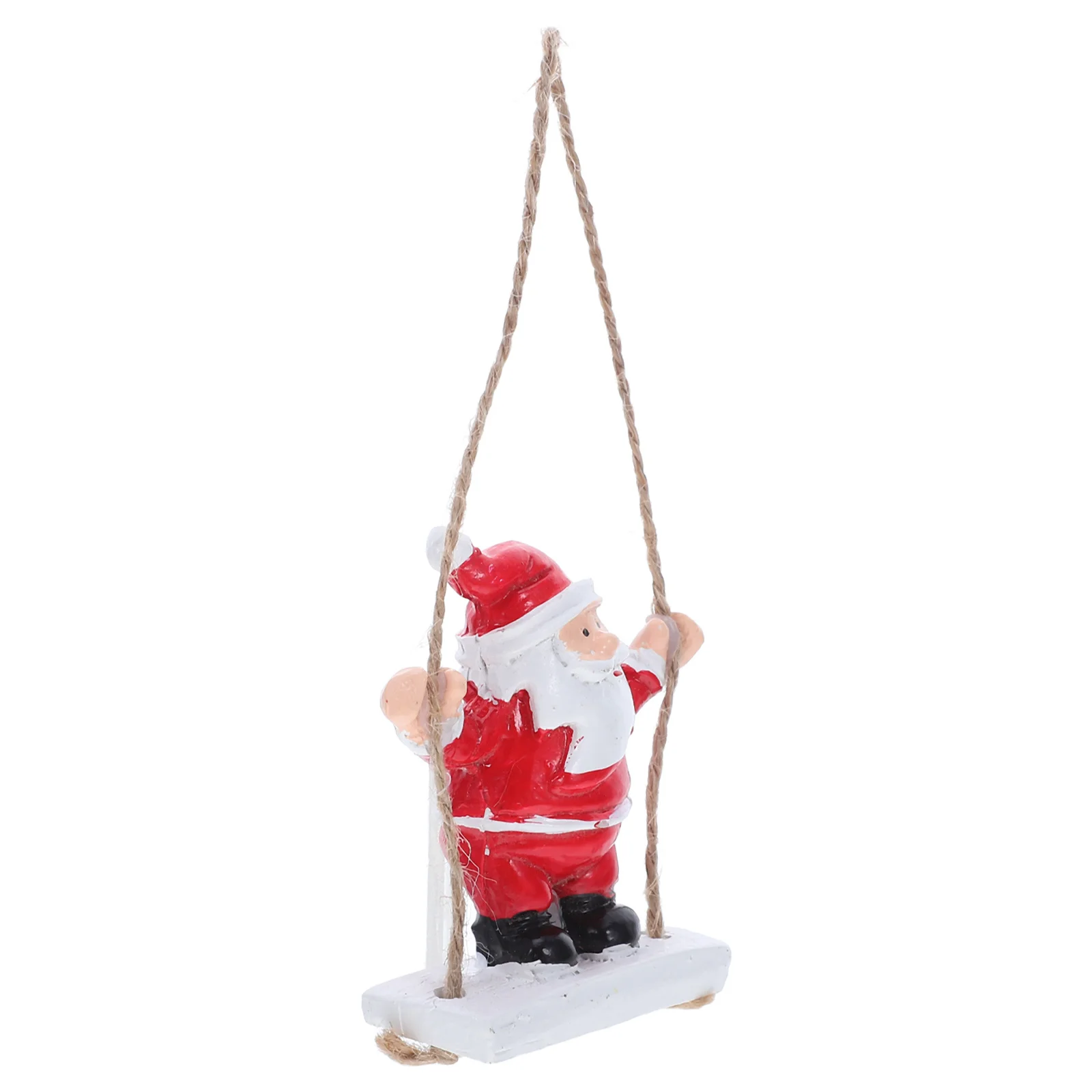 

Resin Santa Claus Tree Ornament Mini Swing Design Christmas Hanging Decoration Holiday Home Decor Tree Ornament