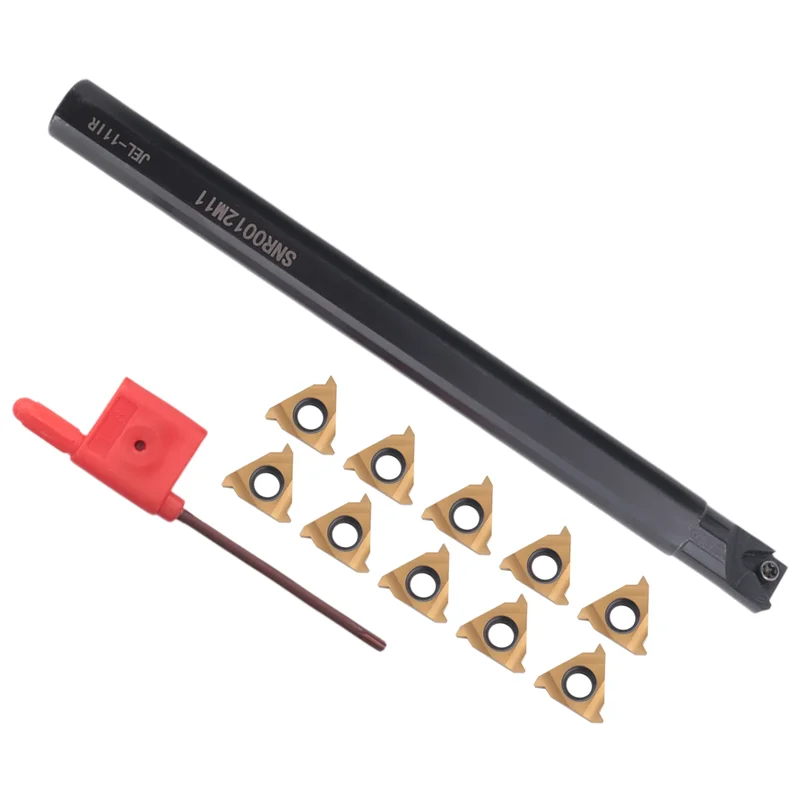 

AAAC-Internal Thread Tool Kit Support SNL0012M11 CNC Machining Turning Tools With 11ER AG60 Suit MMT11IR