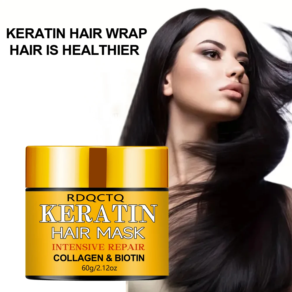 30/60G Biotin Collagen Keratin Hair Mask Conditioner Hair Essential Oil- Nourishing Treatment for Dry Damaged Hair
