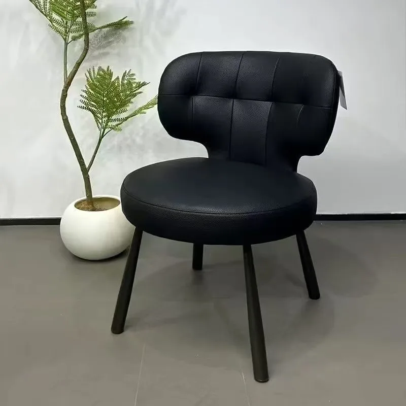 Built-in spring bag dining chair soft bag home Nordic leisure restaurant hotel chair stool light luxury chair