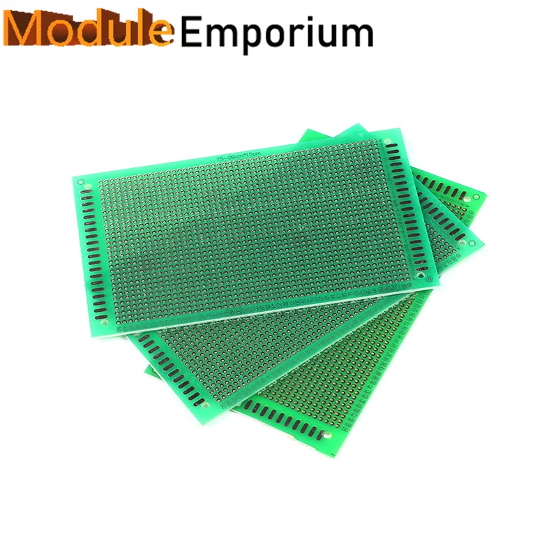 5pcs Universal PCB Board Hole Pitch DIY Prototype Paper Printed Circuit Board Panel2x8 3x7 4x6 5x7 6x8 9*15cm Single Sided Board