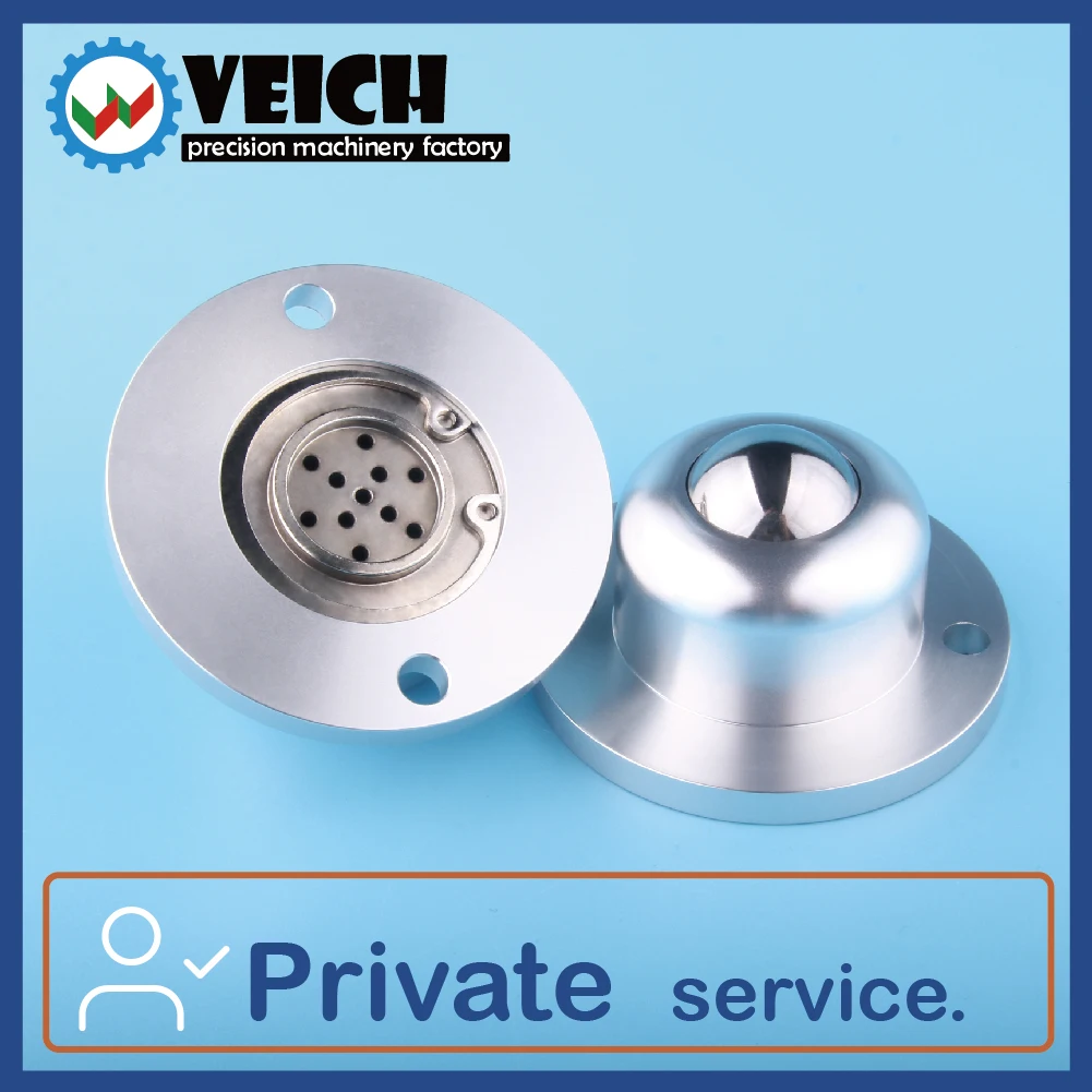 VCN337 Good Quality Ball Transfer Unit Milled Flange Mounting Type Aluminum Transfer Ball Rollers With Waste Discharge Holes