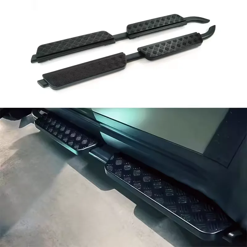 

Car Modification Accessories Vintage Pedal Alloy Aluminum Fixed Side Step forLand Rover Defender 110 2020