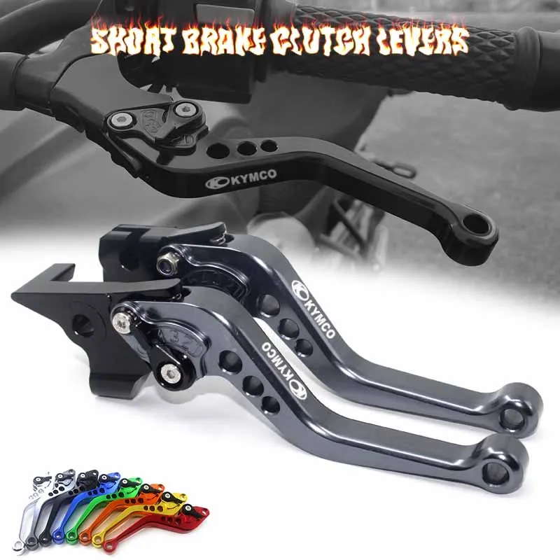 

Подходит для KYMCO Xciting 250 CK250T 300 CK300T ABS 400 500RI S400 K-XCT 300, аксессуары для мотоциклов, короткие рычаги тормозной муфты