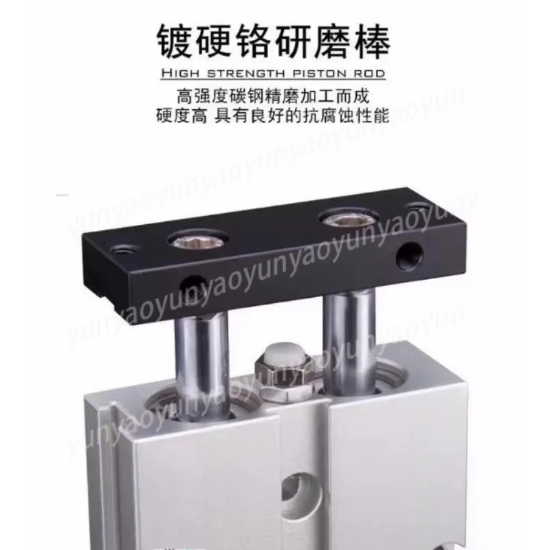 Airtech TN Double Shaft Double Rod Cylinder High Thrust TN10x10S
