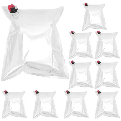A01F-10Pcs Wine Purse Refill Bags Refill Bladders 5L Wine Purse Replacement Bags Refill Dispenser Bag Wine Replacement