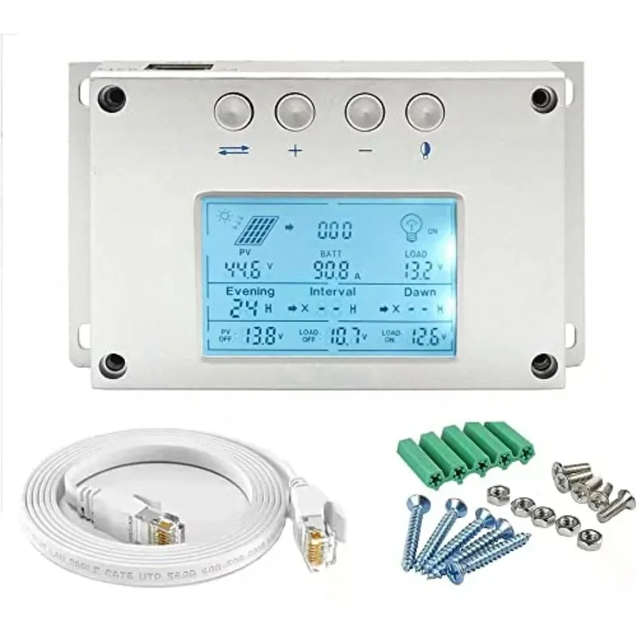 

MPPT 30A solar charge controller display, high-definition numerical control display, multi-function button display, communicati