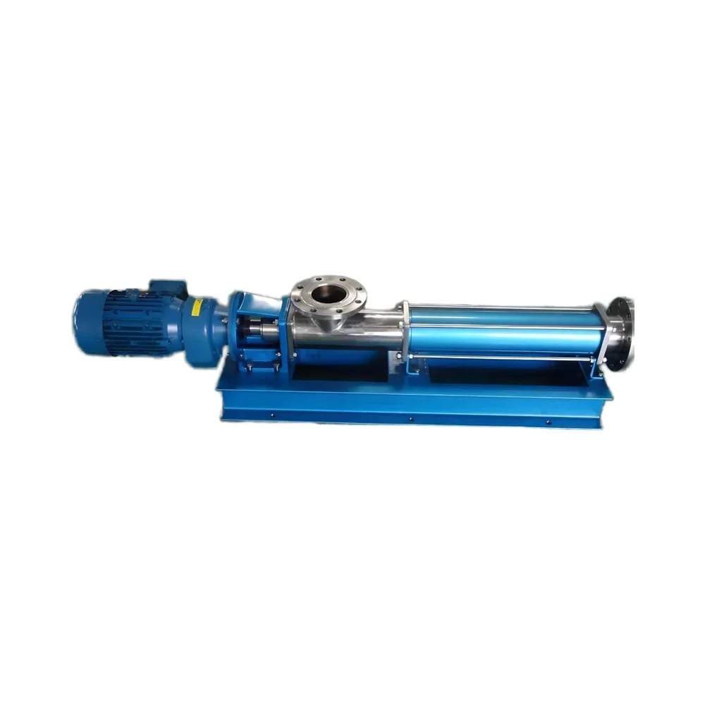 High Pressure Stainless Steel and Iron Screw Type Submersible Water Pump Vertical Screw Pump for Oil and Food Usage