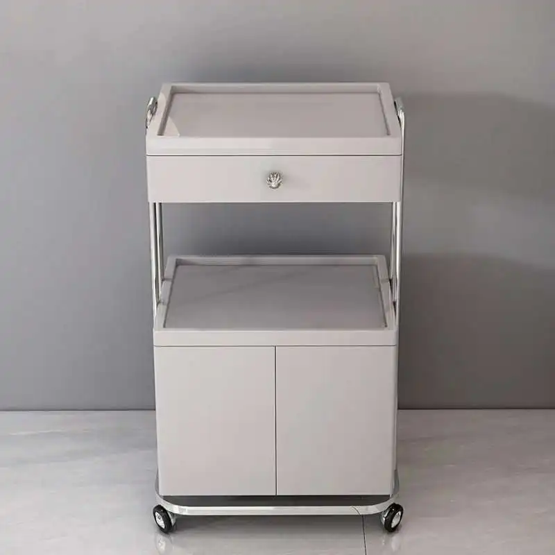 

Rolling Beauty Salon Trolley Luxury Design Tool Cart Trolley Manicure Modern Organizer Carrito Con Ruedas Salon Furniture HD50TC