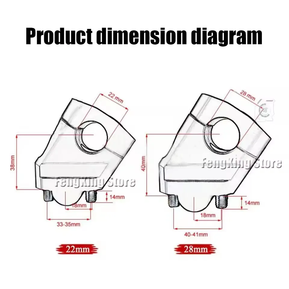 لهوندا ADV350 adv350 ADV 350 دراجة نارية المقود الناهض المشبك CNC مقود رفع تمديد محول جبل