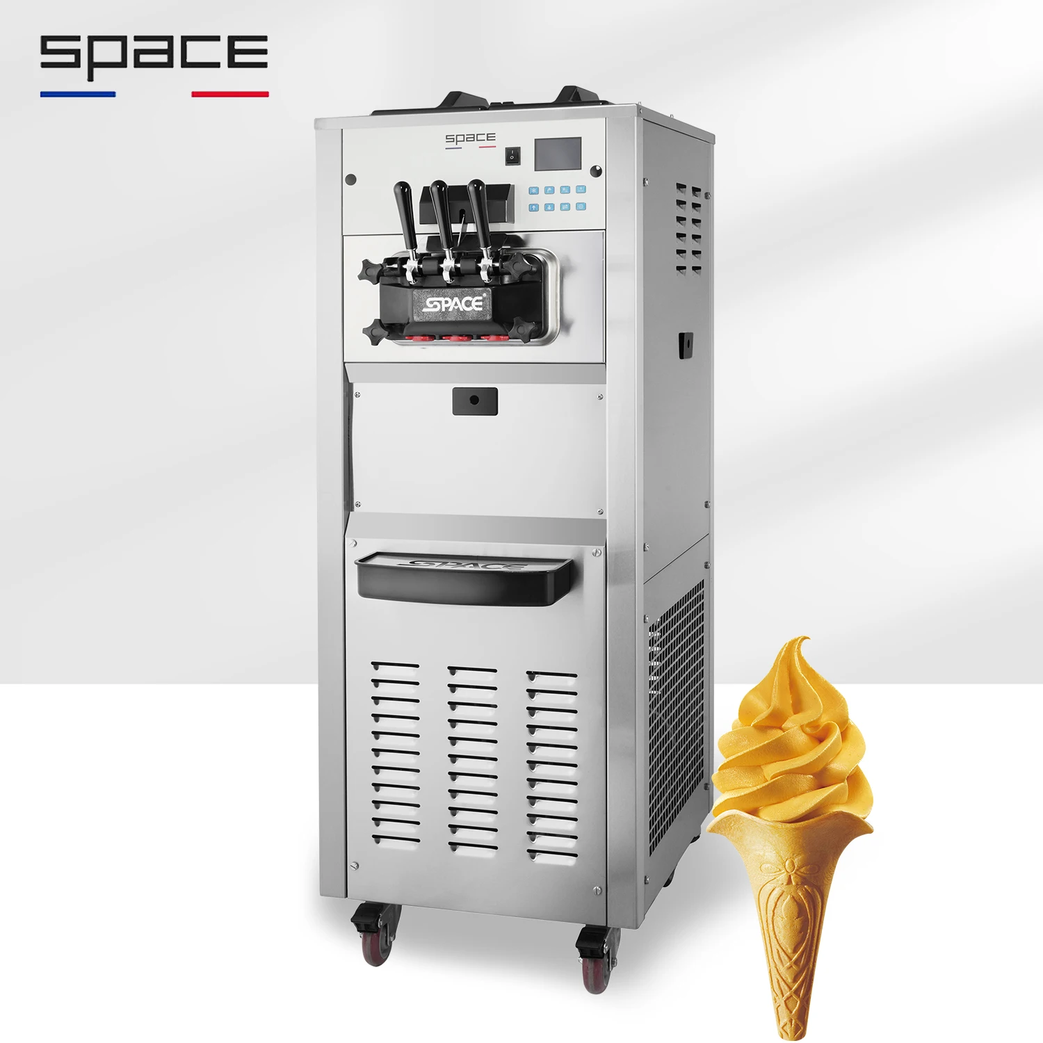 SPACE High Capacity 3 Flavors Commercial Softy Ice Cream Machine Model 6240 For Sale