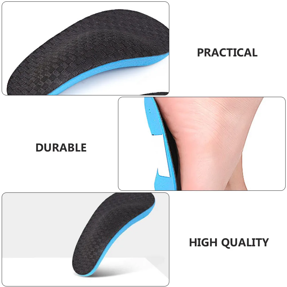 

1Pair Support Cushions Arch For Flat Feet Anti-Slip Foot White Durable Comfortable Foot Care Practical Arch Cushions Elastic