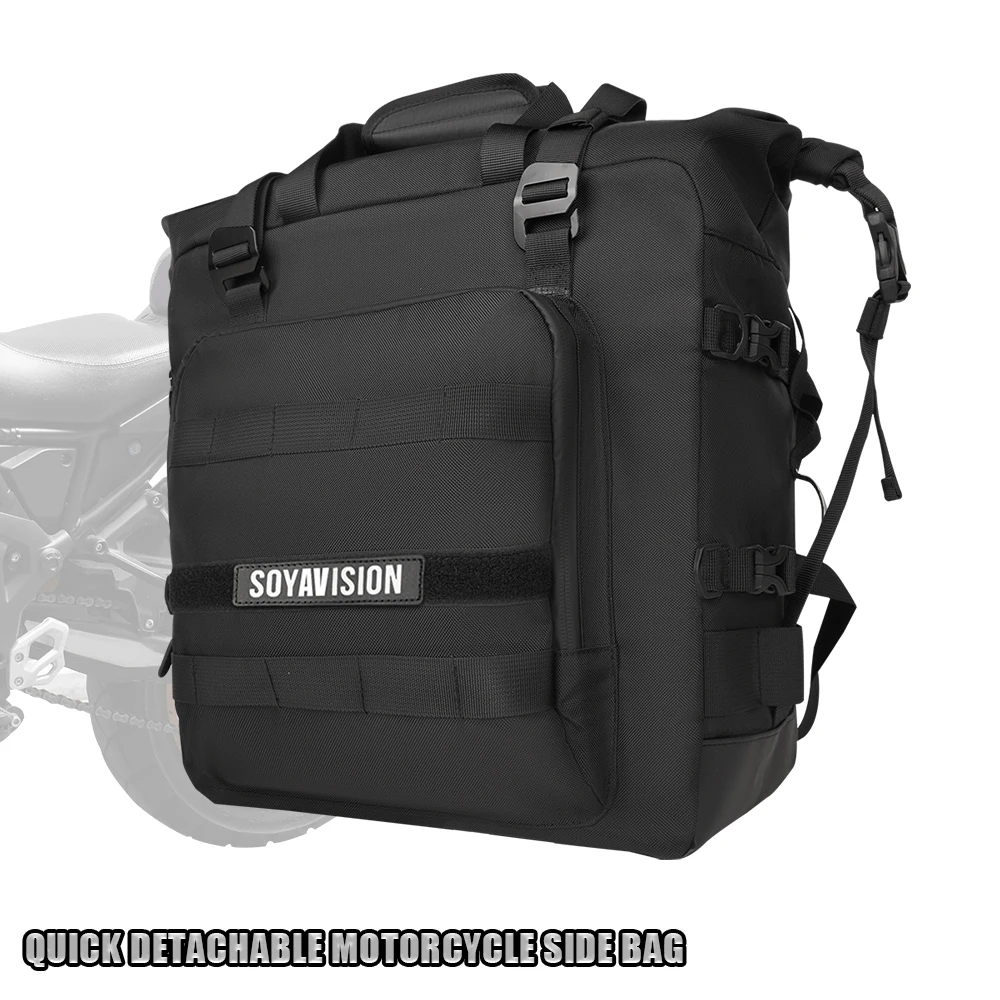 Waterdichte motorfiets zijtassen Universele reismotor Zadeltas Fietstassen Staartbagage voor Harely BMW Yamaha KTM Honda