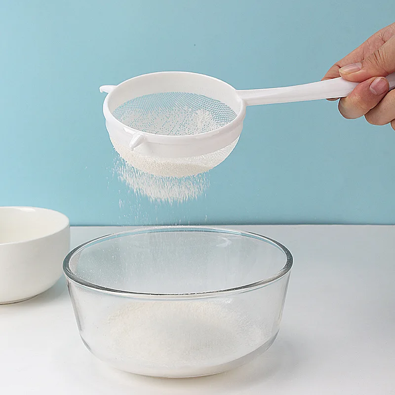 Soybean milk filter screen supplementary food tool colander household kitchen chicken egg tart liquid baking flour sieve