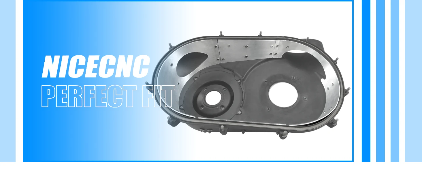 NICECNC für Can Am Maverick X3 UTV Riemenkupplungsabdeckung für Can-Am X3 2017-2021 R RR Max Turbo Aluminiumteile # 420212605 – Detail 4