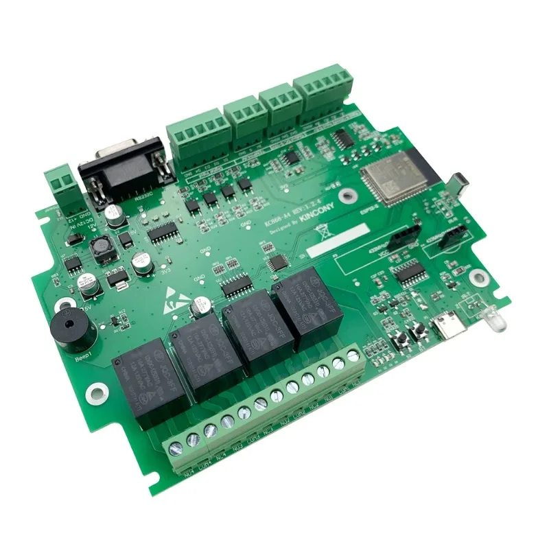 Kincony A4 Smart Home Automation Module Controller WiFi Relay ESP32 Development Board Code By Arduino IR RF Remote Dimmer Switch