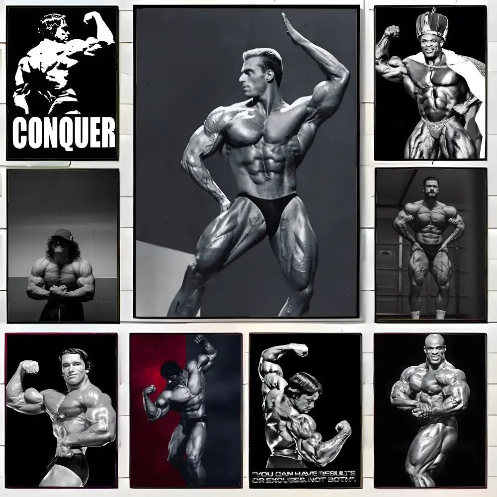athlete fitness bodybuilding star Poster Wall Art Print Decorative Mural Home Decor Gift Unframed