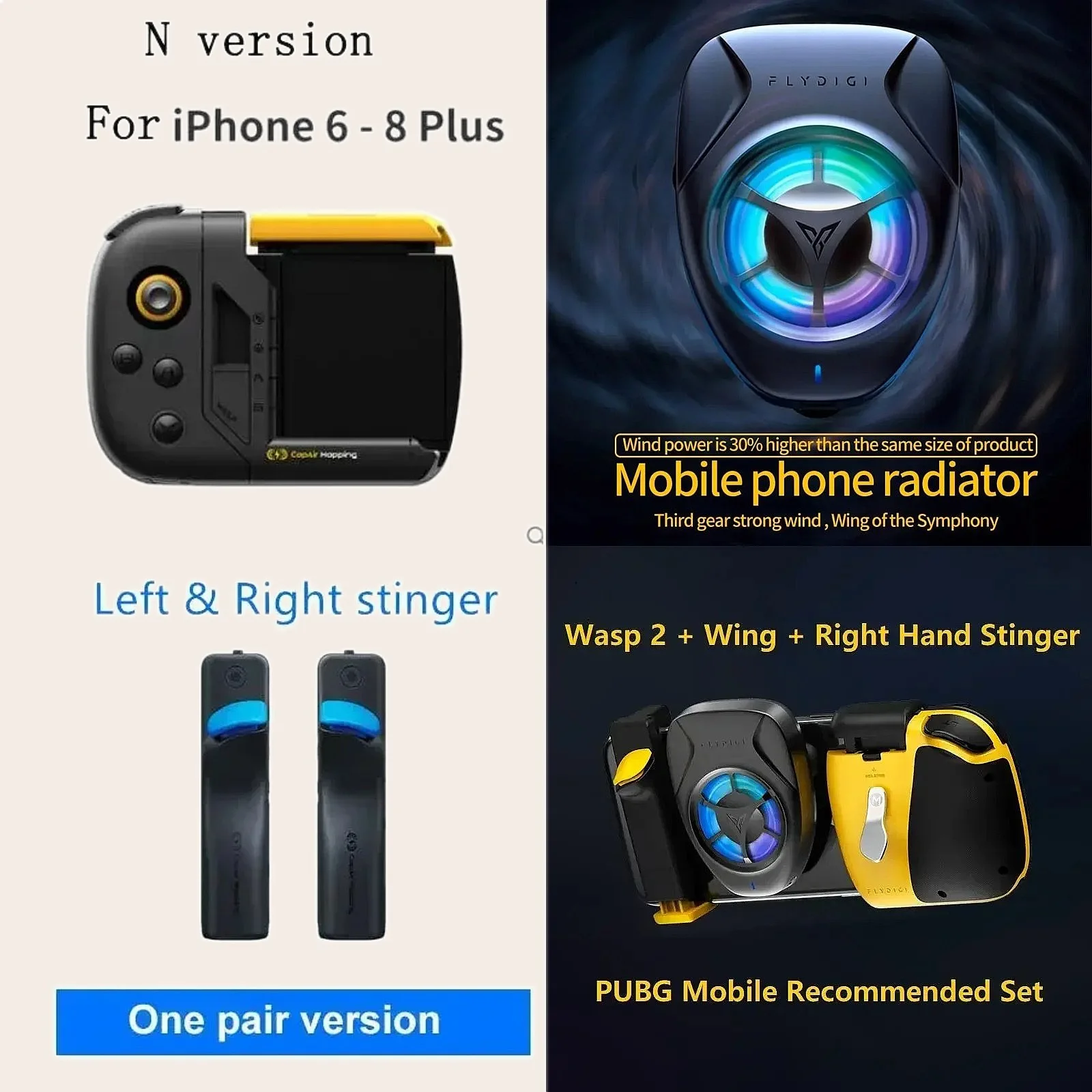 Original Flydigi Wasp 2 X Wireless Gamepad Smart Controller for iOS Android iPhone iPad
