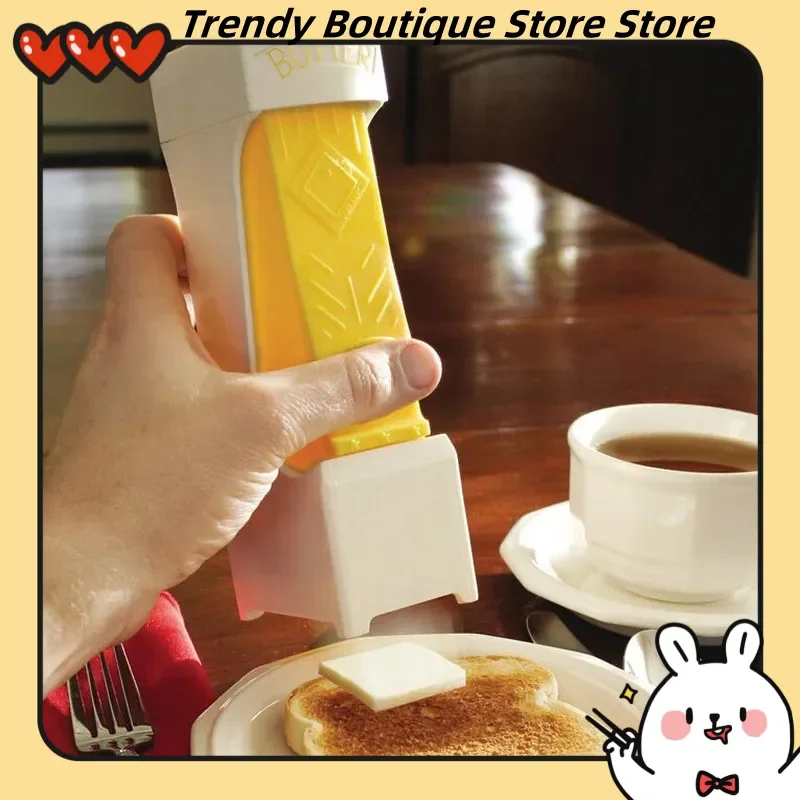 

Portable Butter Cutter Cheese Slicer One Click Food Grade Plastic Cheese Dispenser For Kitchen Breakfast Bread Sandwich Home Use