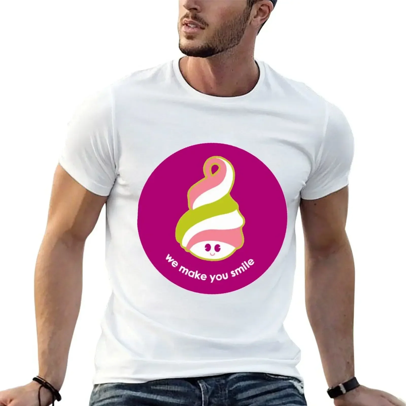 Menchie's Frozen Yogurt| Perfect Gift T-Shirt for a boy customs design your own new edition mens t shirt