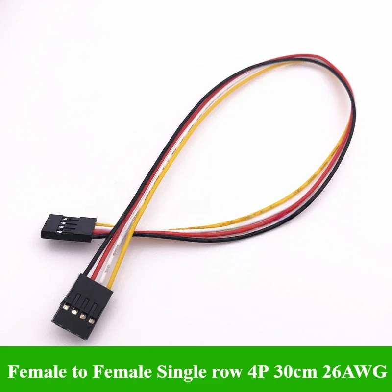 20/50Pcs/lot Dupont 2.54mm Single Row Female to Female 2P/3P/4P/5P/6P/7P/8P/10P Dupont Jumper Cable Length 30cm 26AWG for PCB