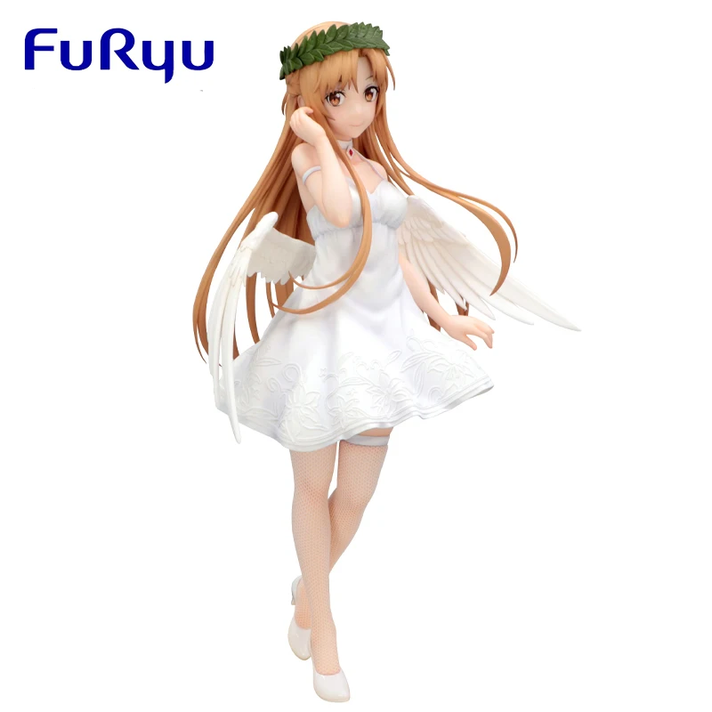 

Original FuRyu BiCute Pure Figure Sword Art Online Asuna Genuine Anime Figure PVC Collectible Model Statuette Ornament Toy Gifts