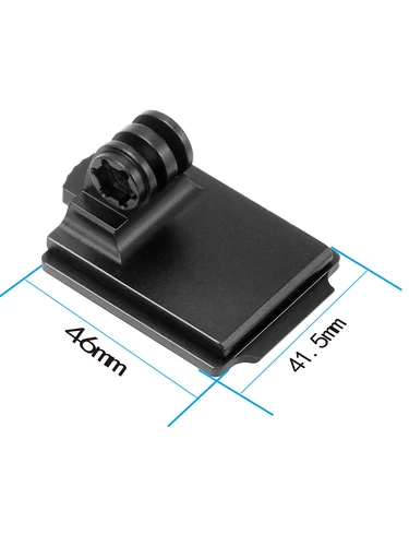 Imagen 2 del producto Base de montaje de casco táctico de aleación de aluminio para GoPro Hero 13 12 11 10 9 8 Insta360 SJCAM AKASO DJI Osmo accesorios de Cámara de Acción