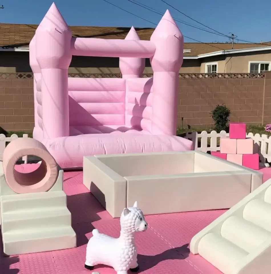 

Customized Softplay Equipment Gold White Playground Soft Play Set Wholesale Soft Play Equipment Set