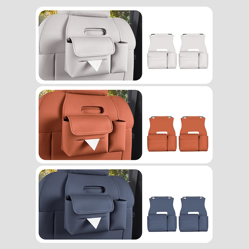 Multi-functional Tissue Box for BYD Leopard 7 Titanium 7 Seat-back Tissue Storage Bag Cup Holder Storage Interior Accessories