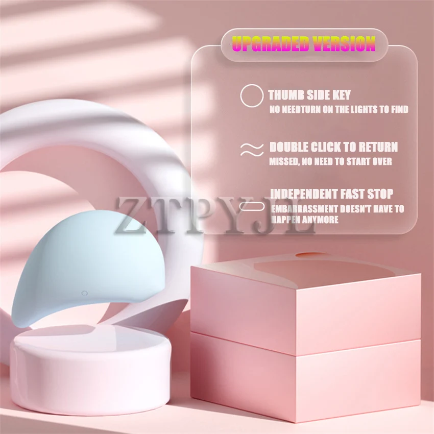 Clit Sucker Vibrator Mujer lumba-lumba kecil Mini bergetar telur puting alat pijat penggetar sucionador De klitoris mainan seks wanita 18