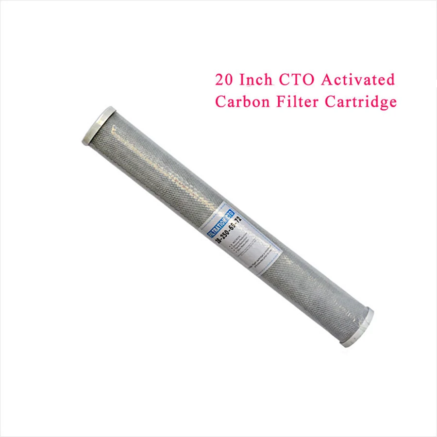 20" Standard Coconut Block Kohlefilterkartusche/Wasserfilterkerze/Ersatz/(CTO-Filter) für Wassermaschinen und Luftreiniger