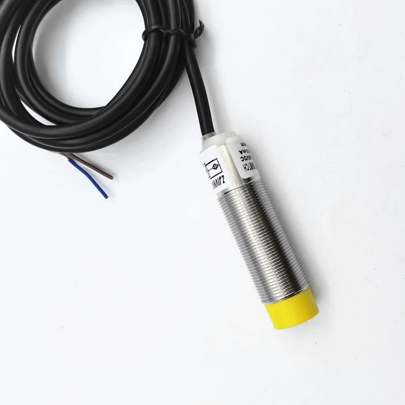 China high quality cylinder non-flush type proximity switch M18 inductive sensor AC NC normally Close  2 wires, distance 8mm