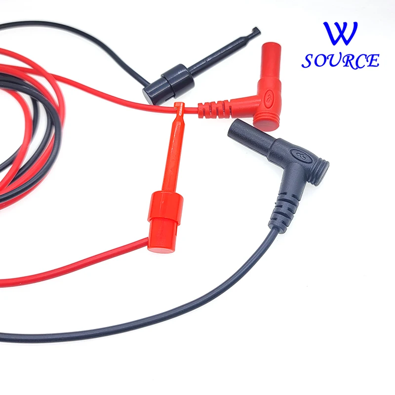 Banana Plug To Test Hook Clip Probe Cable For Multimeter Test Equipment 4MM line detection hook length adapter test trench probe