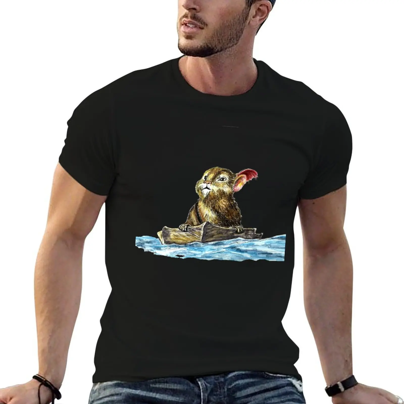 

Reepicheep's Voyage from The Chronicles of Narnia T-Shirt t shirt man luxury t shirts for man cotton funny T-Shirt