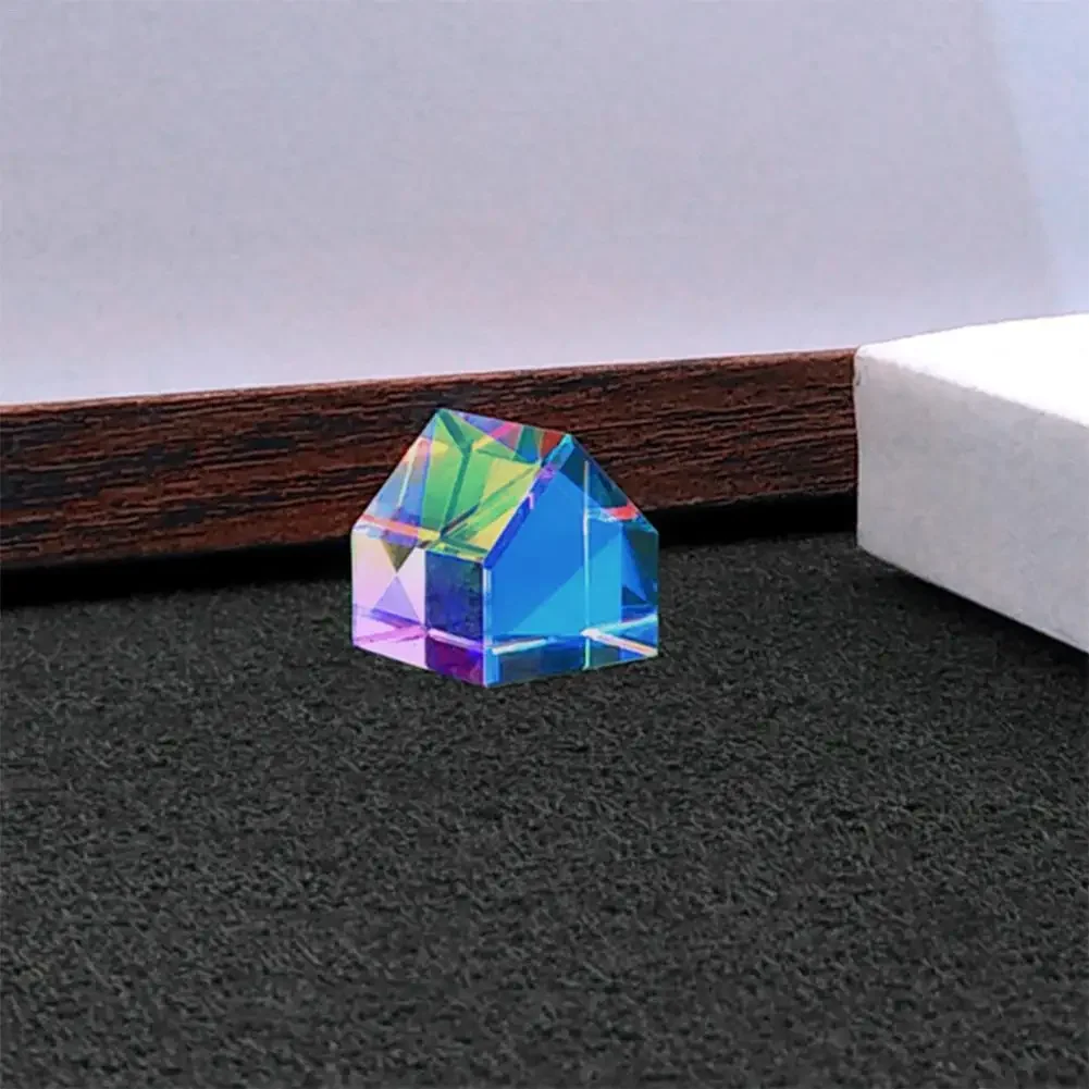 Sun Catcher XCube RGB Prism Creative Shape Optical Glass Decorate Gifts