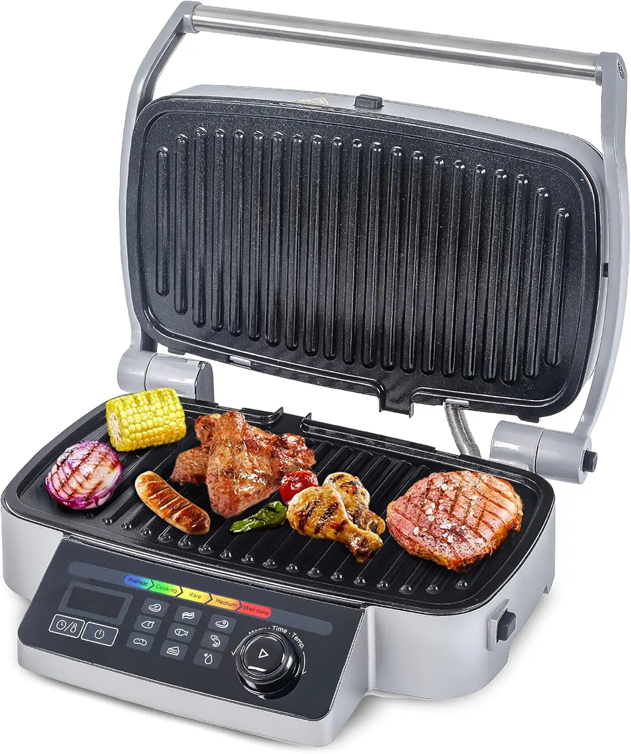 

9-In-1 Contact Grill 15.4 x 5.98 x 12.8 inches Black